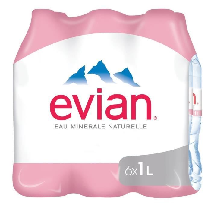 Evian 6 x 1L